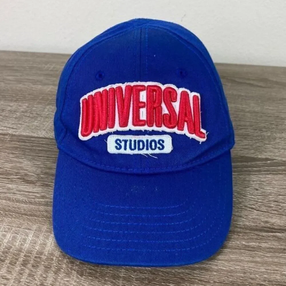 Universal Studios Hat Cap Kids Adjustable Youth Baseball Embroidered Strap Blue‎